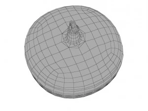 palace round brass box 3D Model