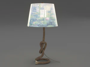 rope table lamp 3D Model