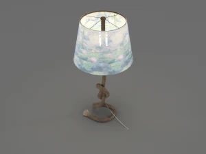 rope table lamp 3D Model