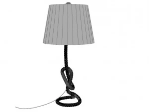 rope table lamp 3D Model
