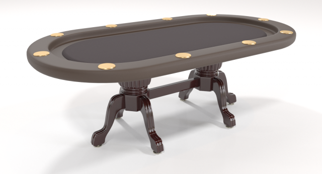 elite poker table 3D Model .c4d .max .obj .3ds .fbx .stl .blend 