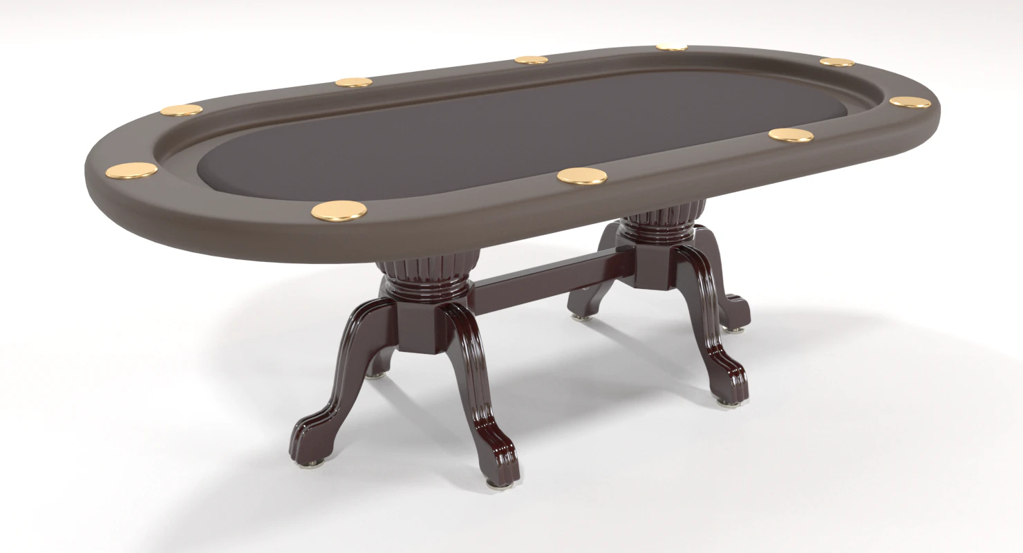 elite poker table 3D Model .c4d .max .obj .3ds .fbx .stl .blend 