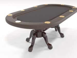 elite poker table 3D Model