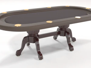 elite poker table 3D Model