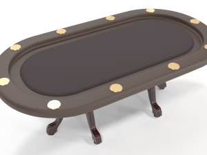 elite poker table 3D Model