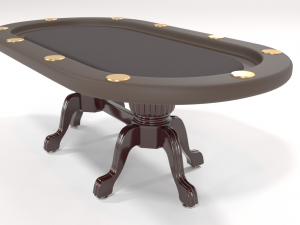 elite poker table 3D Model