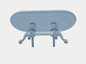 elite poker table 3D Model