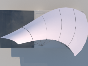 modern glass shoping mall 3D 모델
