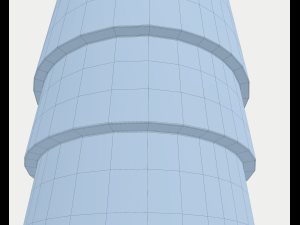 rain gold vase 3D 모델
