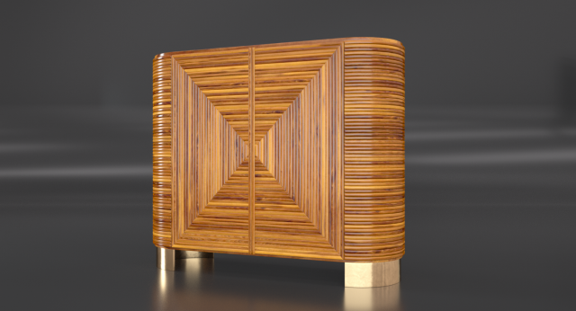 avalon rattan bar 3D Model .c4d .max .obj .3ds .fbx .stl .blend 