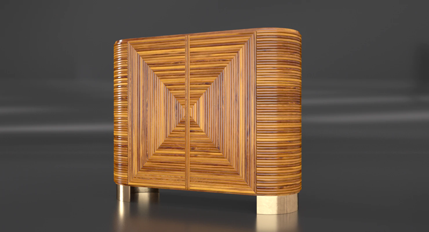 avalon rattan bar 3D Model .c4d .max .obj .3ds .fbx .stl .blend