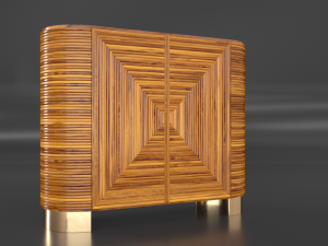 avalon rattan bar 3D Model