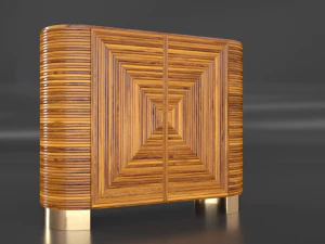 avalon rattan bar 3D Model