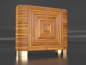 avalon rattan bar 3D Model