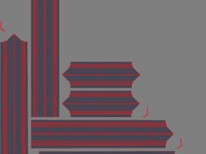 modern metal glass door Modelo 3D