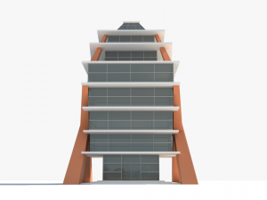 air art glass building 3D Model