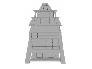 air art glass building 3D Model
