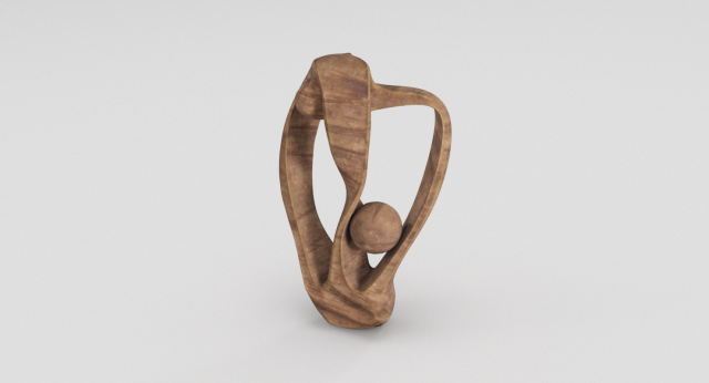 wood sculpture 3D Модель .c4d .max .obj .3ds .fbx .stl .blend 