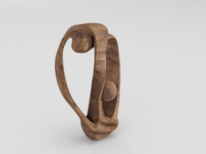 wood sculpture 3D Модель