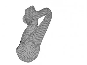 sculpture sur bois Modèle 3D