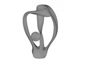 sculpture sur bois Modèle 3D