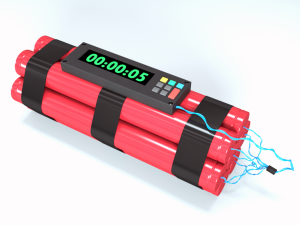 bomb with timer 3D Model