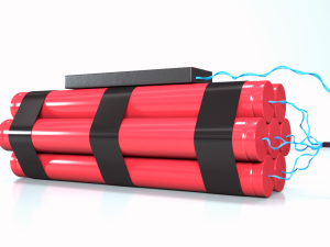 bomb with timer Modèle 3D