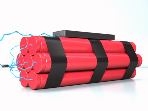 bomb with timer Modèle 3D