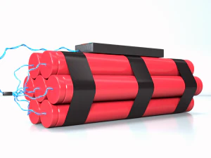 bomb with timer 3D Model