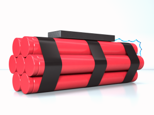 bomb with timer Modèle 3D