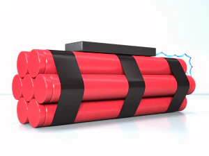 bomb with timer 3D Model