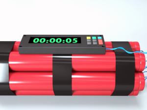 bomb with timer Modèle 3D