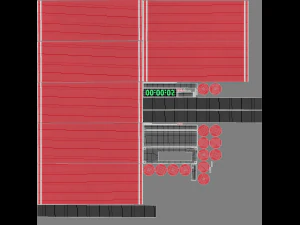 bomb with timer 3D Model