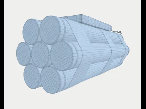 bomb with timer 3D Model