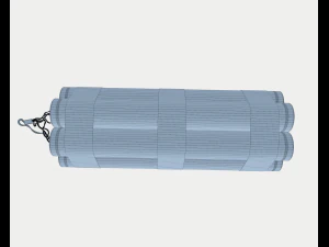 bomb with timer 3D Model