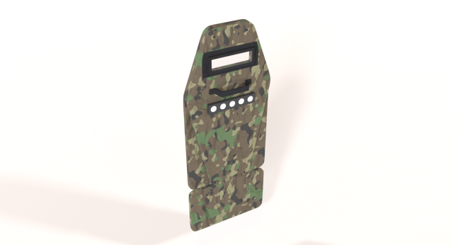vant vm tactical shield Modèle 3D .c4d .max .obj .3ds .fbx .stl .blend 