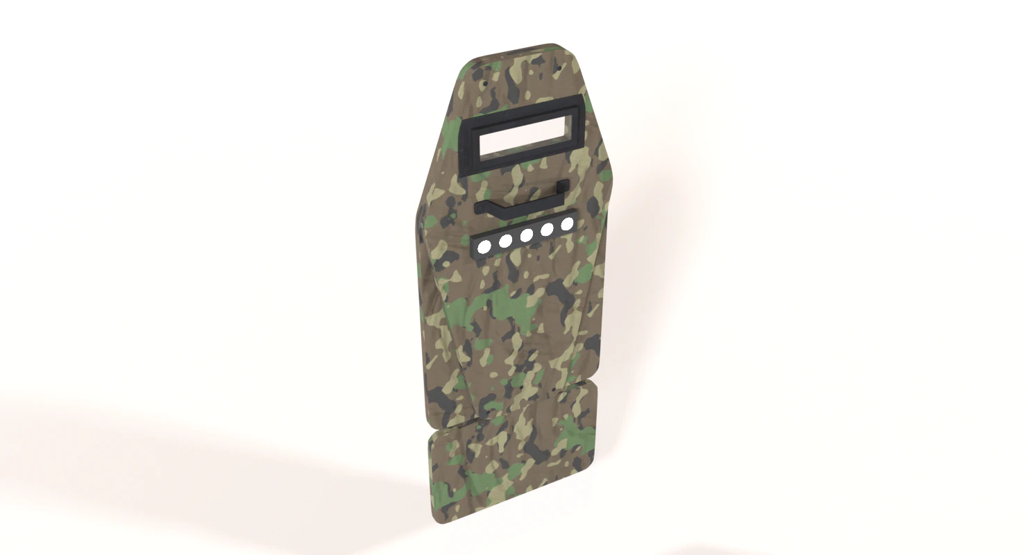 vant vm tactical shield 3D Model .c4d .max .obj .3ds .fbx .stl .blend 