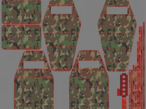 vant vm tactical shield 3D Model