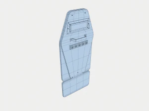 vant vm tactical shield 3D Model