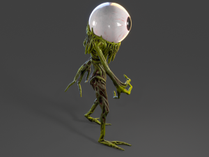 bigeye monster Model 3D