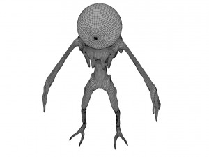 bigeye monster Model 3D