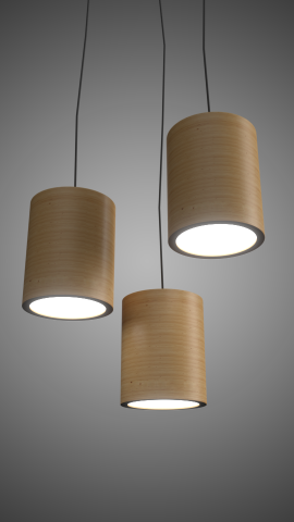 minimal wood lamp 3D Model .c4d .max .obj .3ds .fbx .stl .blend 