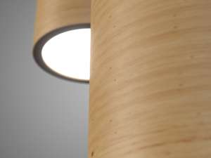 minimal wood lamp 3D Model