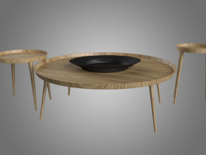 york casa coffee table 3D Model