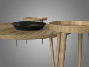 york casa coffee table 3D Модель