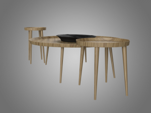 york casa coffee table 3D Модель