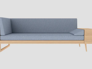 canap&eacute; r&eacute;aliste Modèle 3D