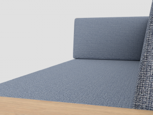 realistic sofa Modelo 3D
