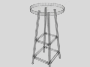 tabouret de bar Modèle 3D