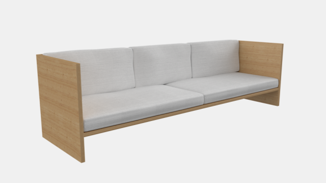 natural sofa 3D Model .c4d .max .obj .3ds .fbx .stl .blend 